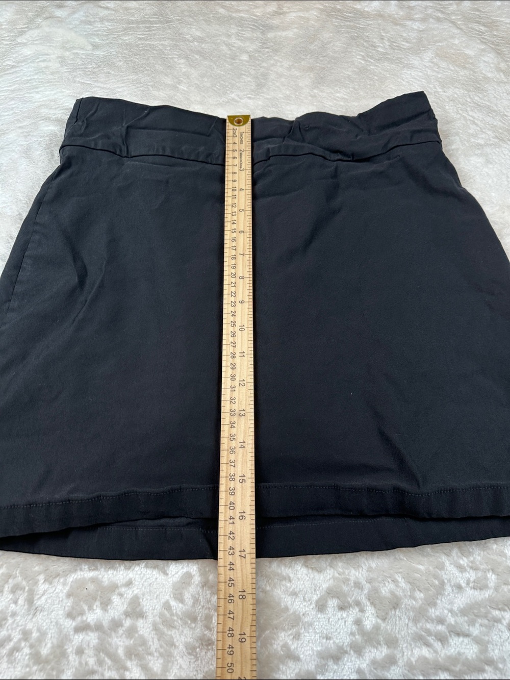 Rafaella Black Straight Mini Skirt with Shorts Underneath - Picture 5 of 7